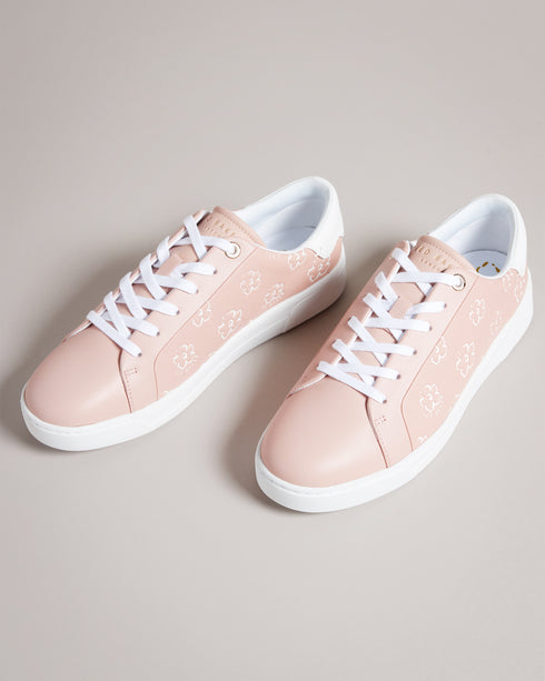 <P>Magnolia Flower Cupsole Trainer</P>